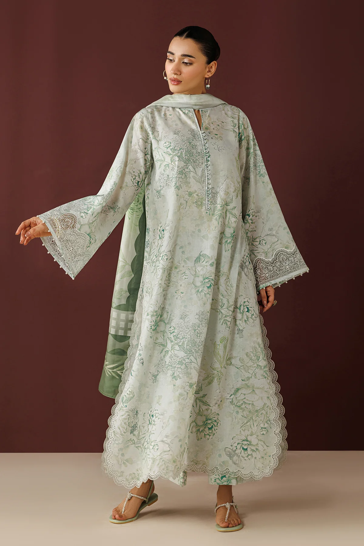 DIGITAL PRINTED LAWN PR- 1262 - Image 7