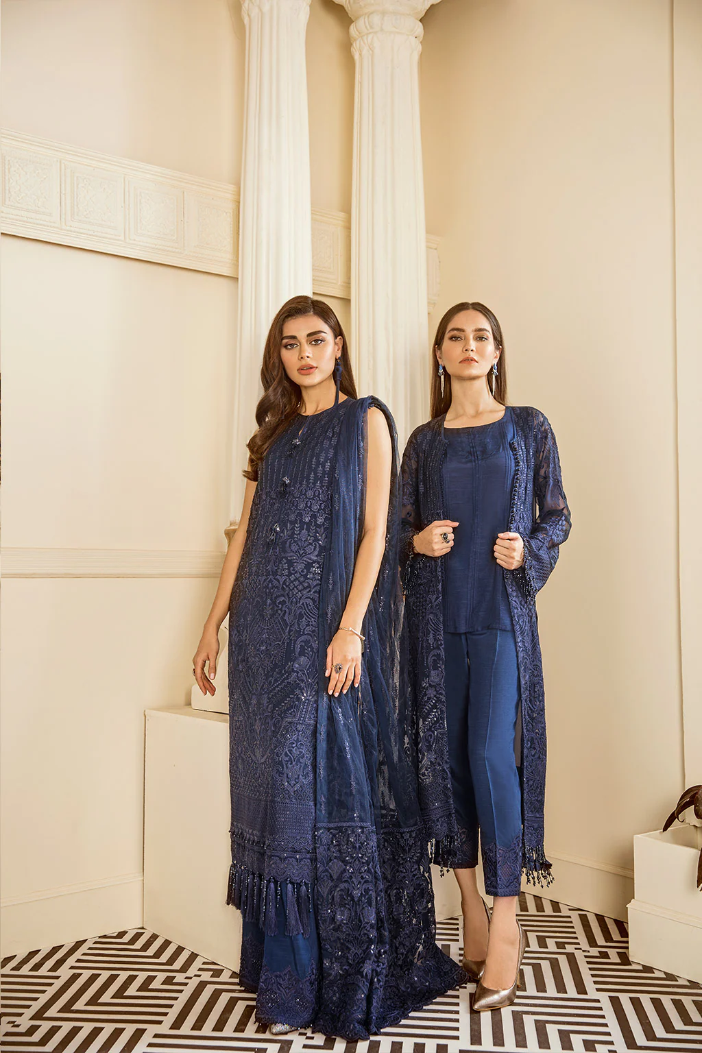 EMBROIDERED CHIFFON CH06-02 STITCHED - Image 7