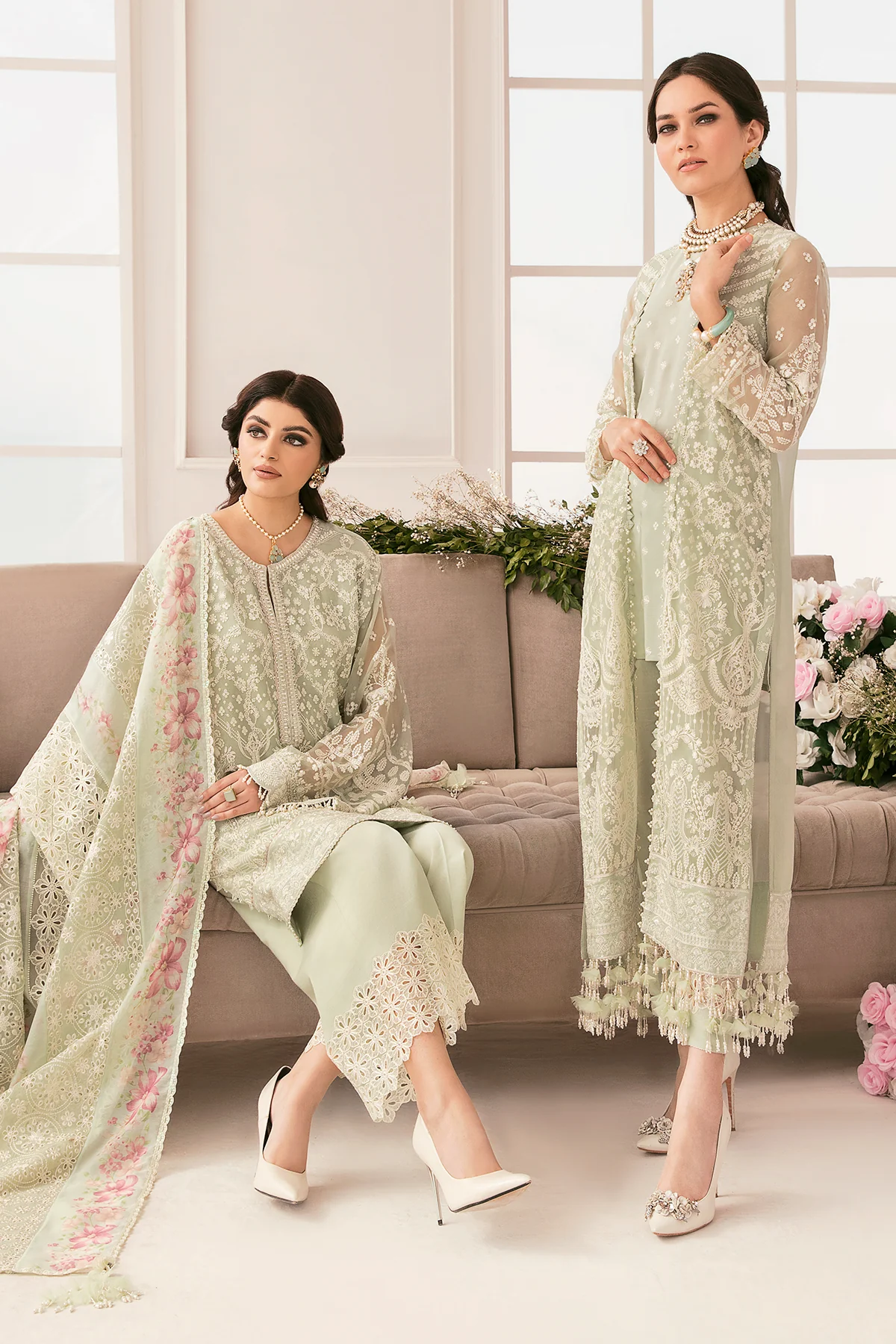 EMBROIDERED CHIFFON CH11-01 STITCHED - Image 13