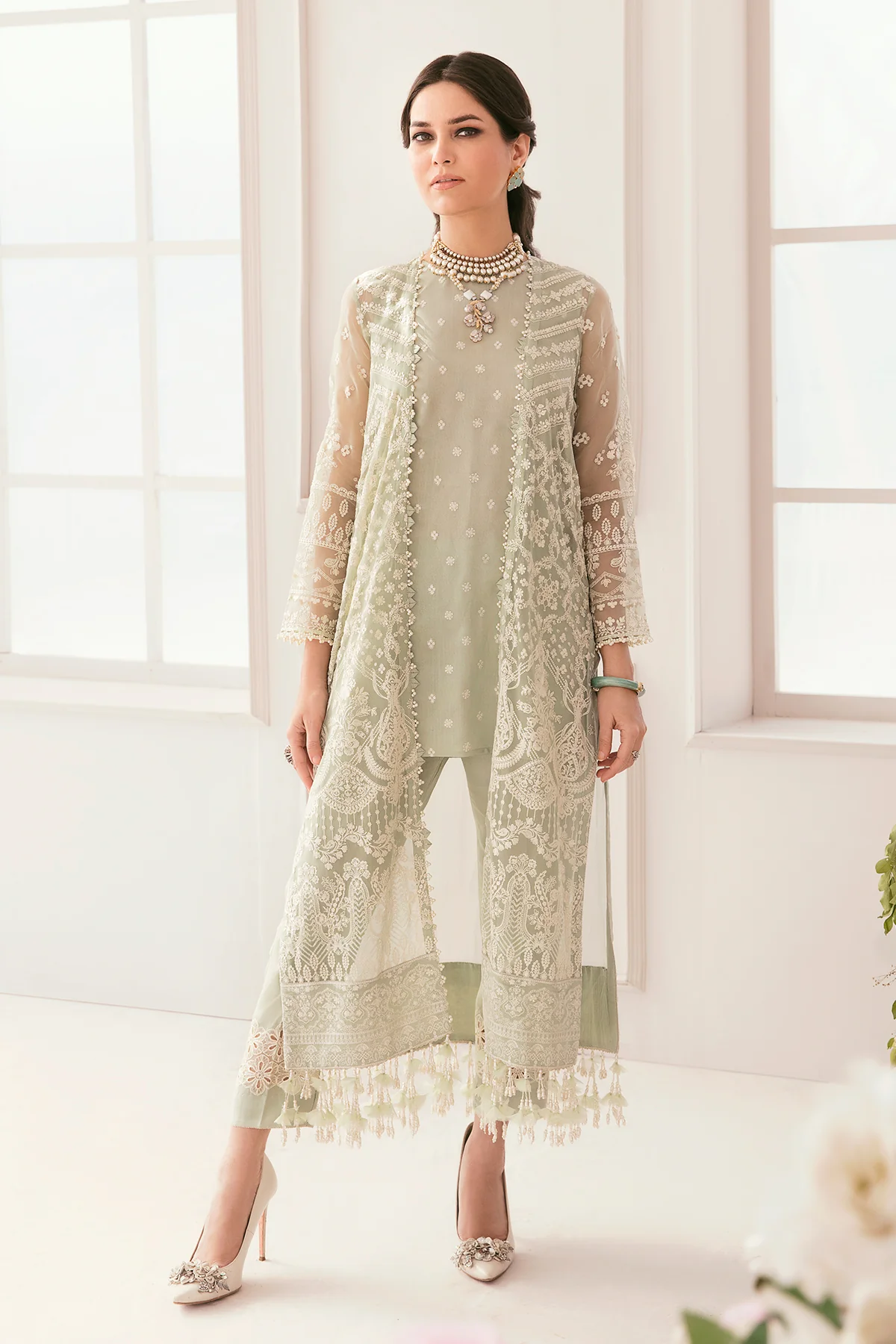 EMBROIDERED CHIFFON CH11-01 STITCHED - Image 14