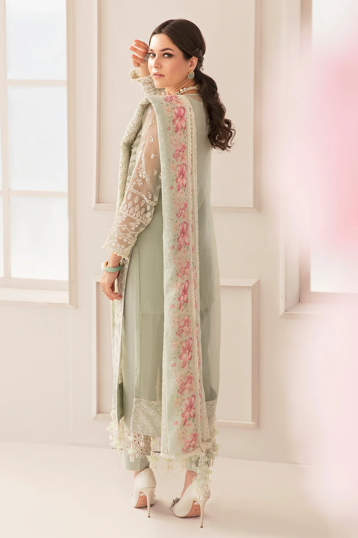 EMBROIDERED CHIFFON CH11-01 STITCHED - Image 5