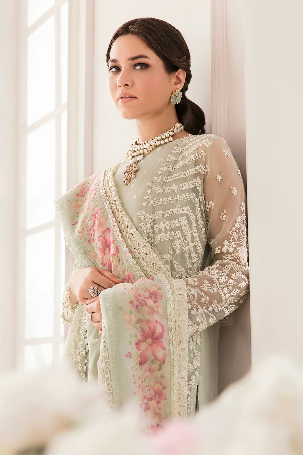 EMBROIDERED CHIFFON CH11-01 STITCHED - Image 9