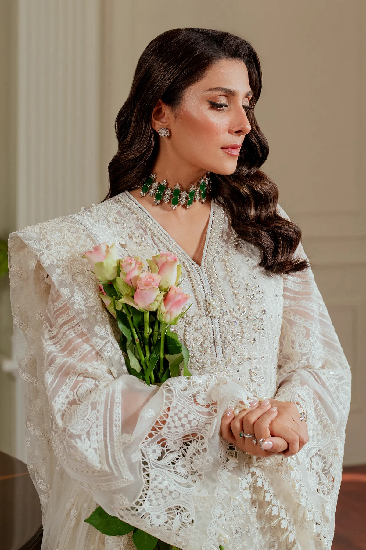 EMBROIDERED CHIFFON CH13-02 STITCHED - Image 11