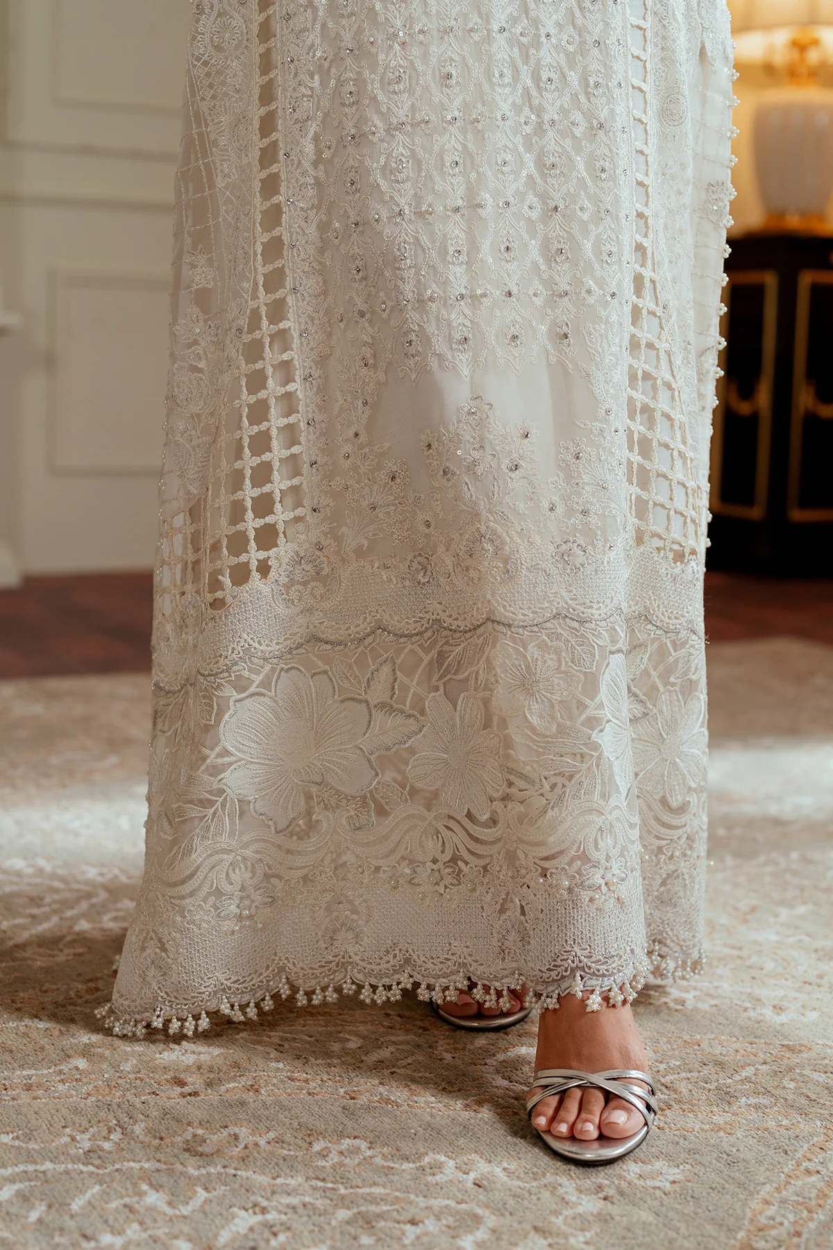 EMBROIDERED CHIFFON CH13-02 UNSTITCHED - Image 13