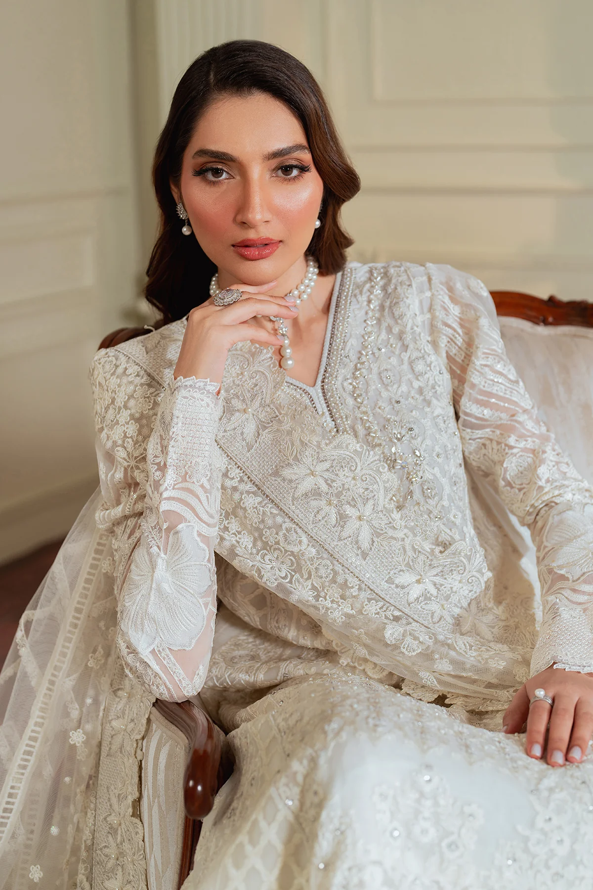 EMBROIDERED CHIFFON CH13-02 UNSTITCHED - Image 22