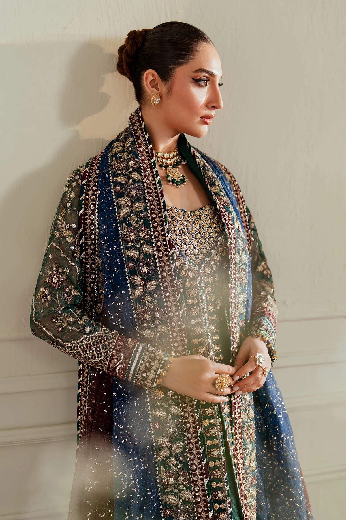 EMBROIDERED CHIFFON CH13-03 STITCHED - Image 21