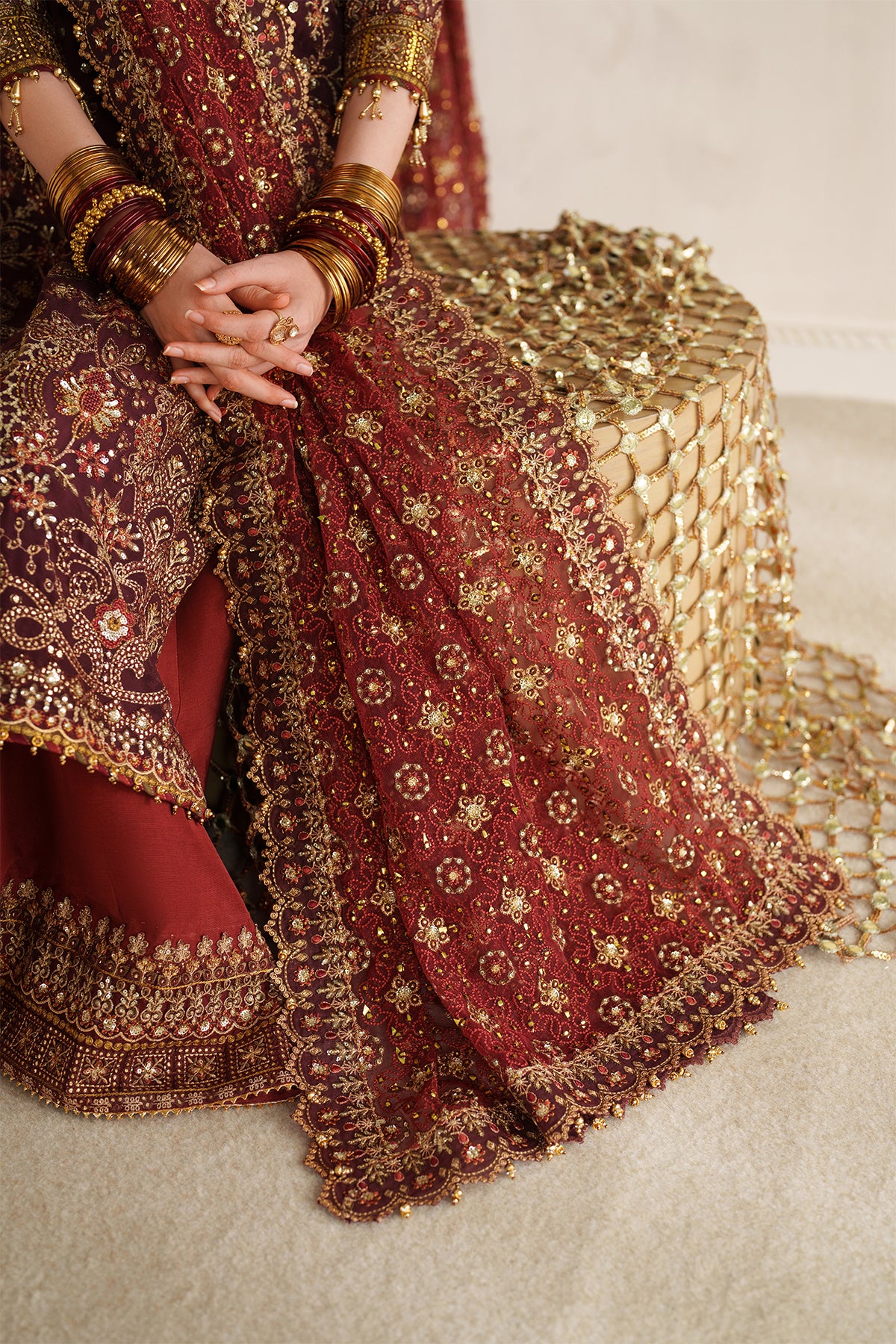EMBROIDERED CHIFFON CH14-07 STITCHED - Image 9