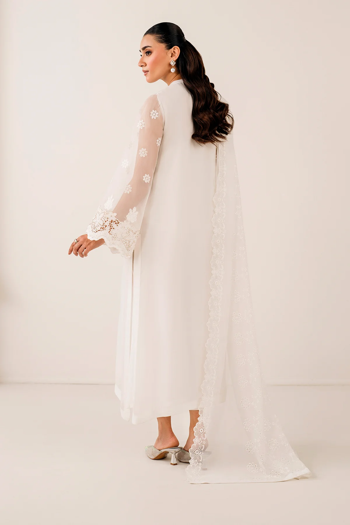 EMBROIDERED CHIFFON DUPATTA 73 - Image 2