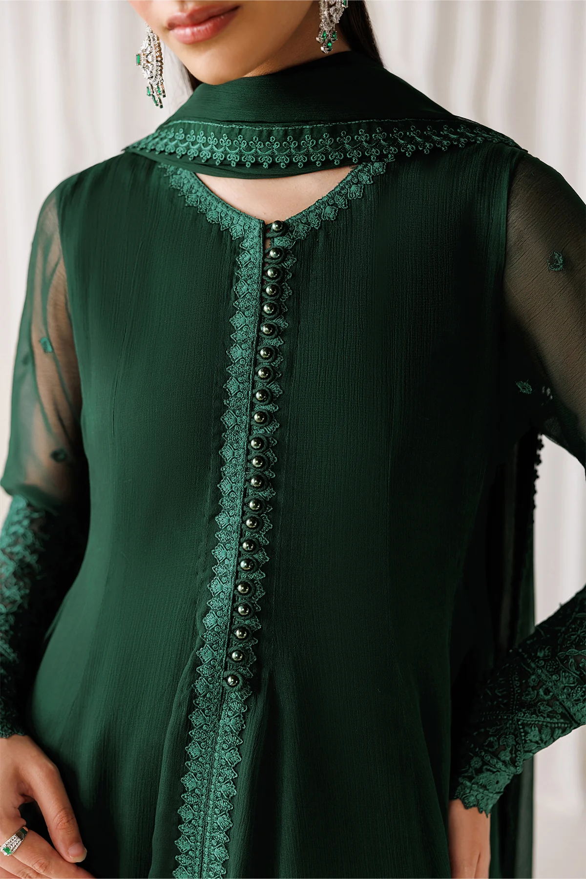 EMBROIDERED CHIFFON EN-1298 - Image 3