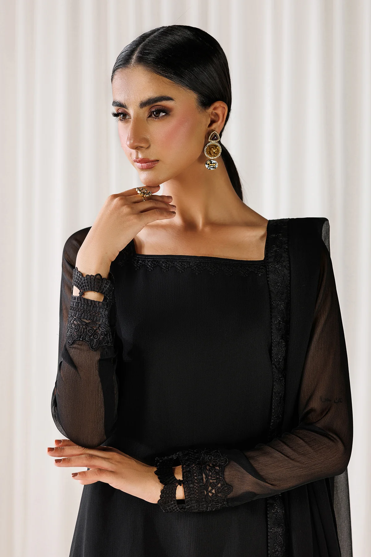 EMBROIDERED CHIFFON EN-1306 - Image 3