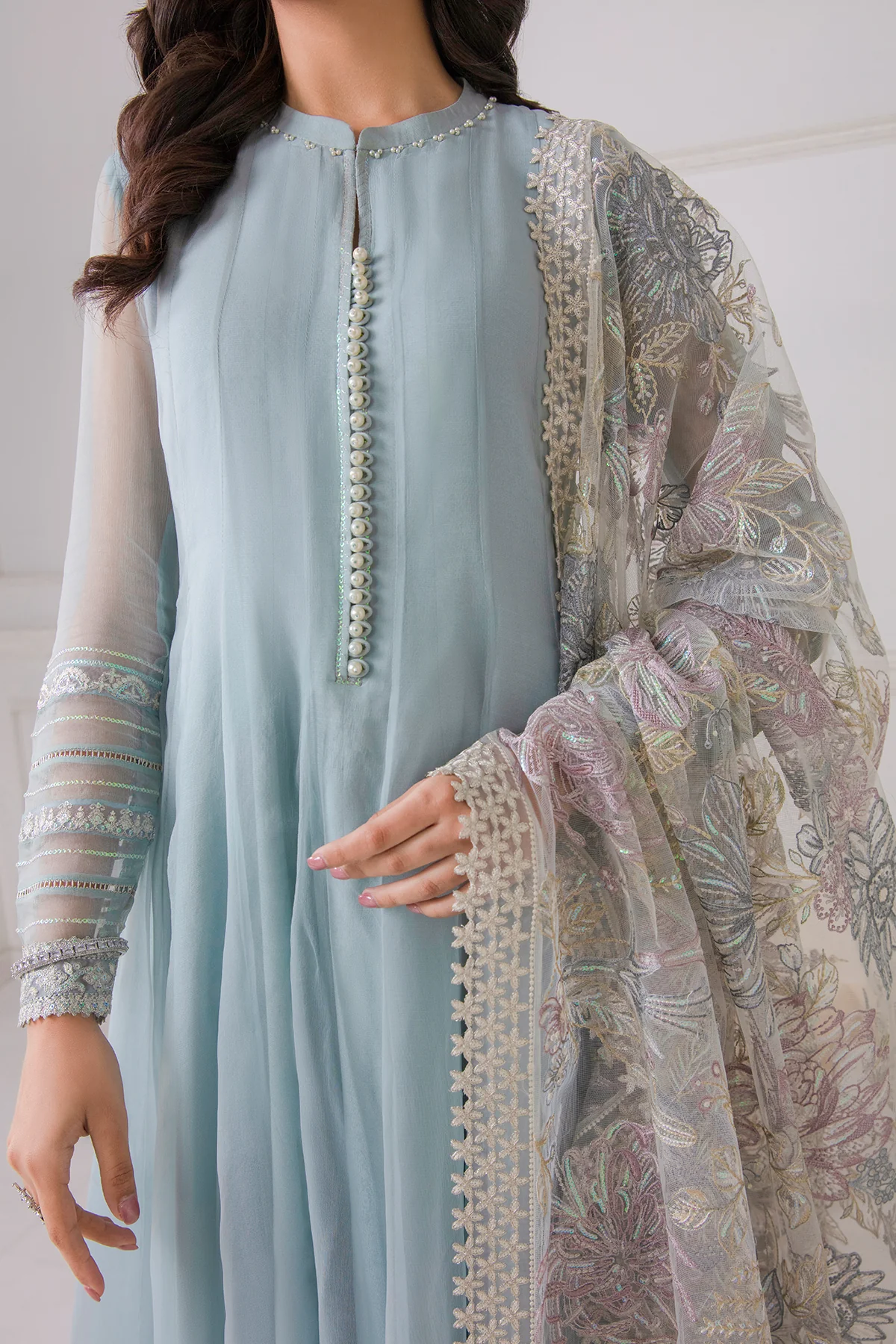 EMBROIDERED CHIFFON PR-746 - Image 3