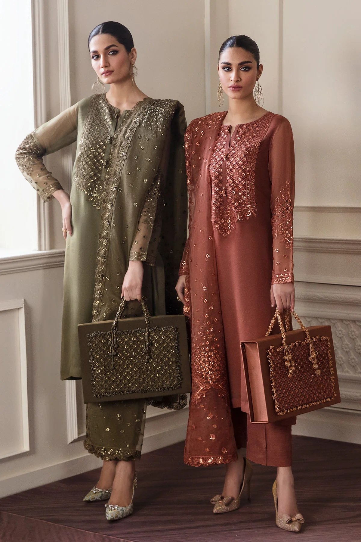 EMBROIDERED CHIFFON SF-295 - Image 6