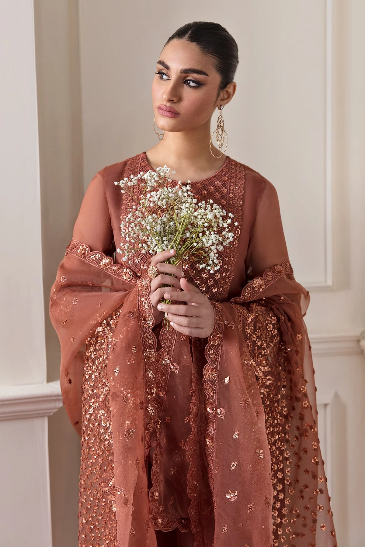 EMBROIDERED CHIFFON SF-296 - Image 2