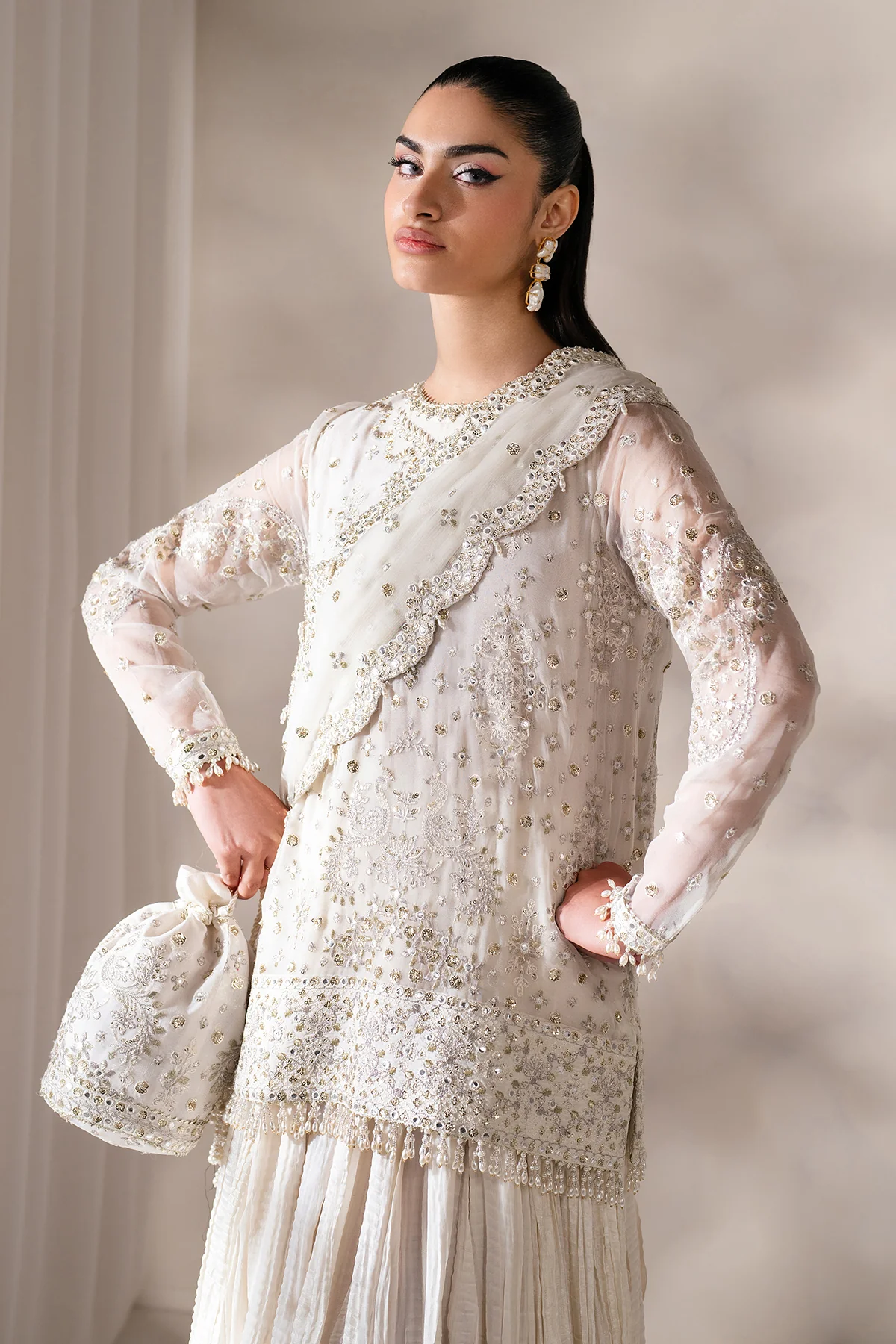 EMBROIDERED CHIFFON SF-4140 - Image 4