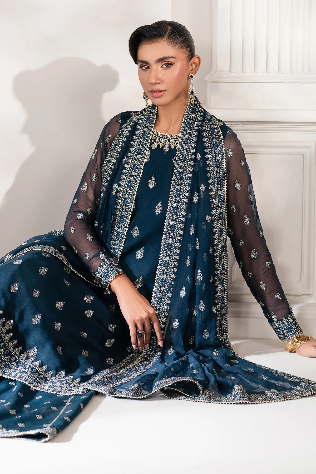 EMBROIDERED CHIFFON SF-4142 - Image 8