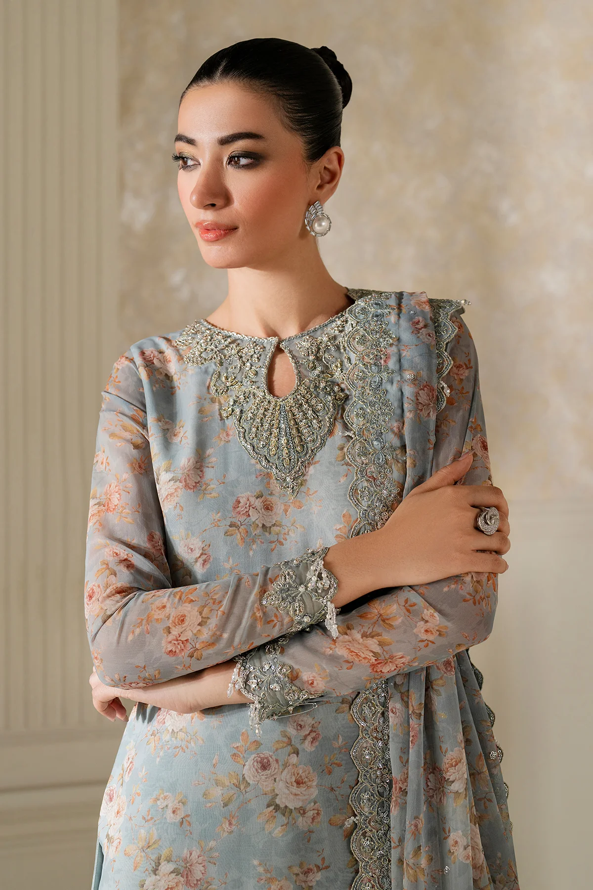 EMBROIDERED CHIFFON SF-4165 - Image 5