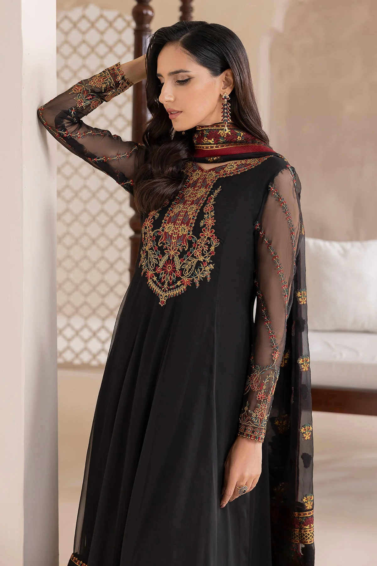 EMBROIDERED CHIFFON SF-417 - Image 4