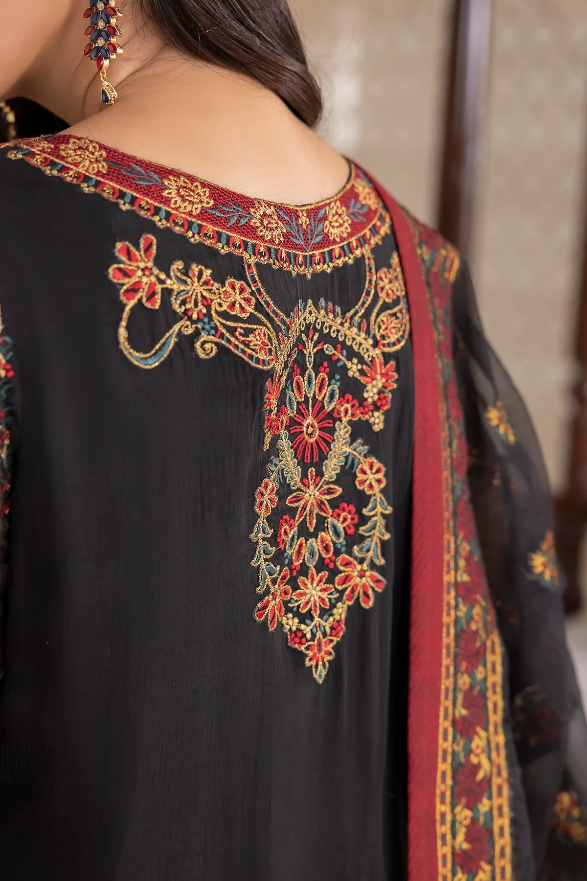 EMBROIDERED CHIFFON SF-417 - Image 5