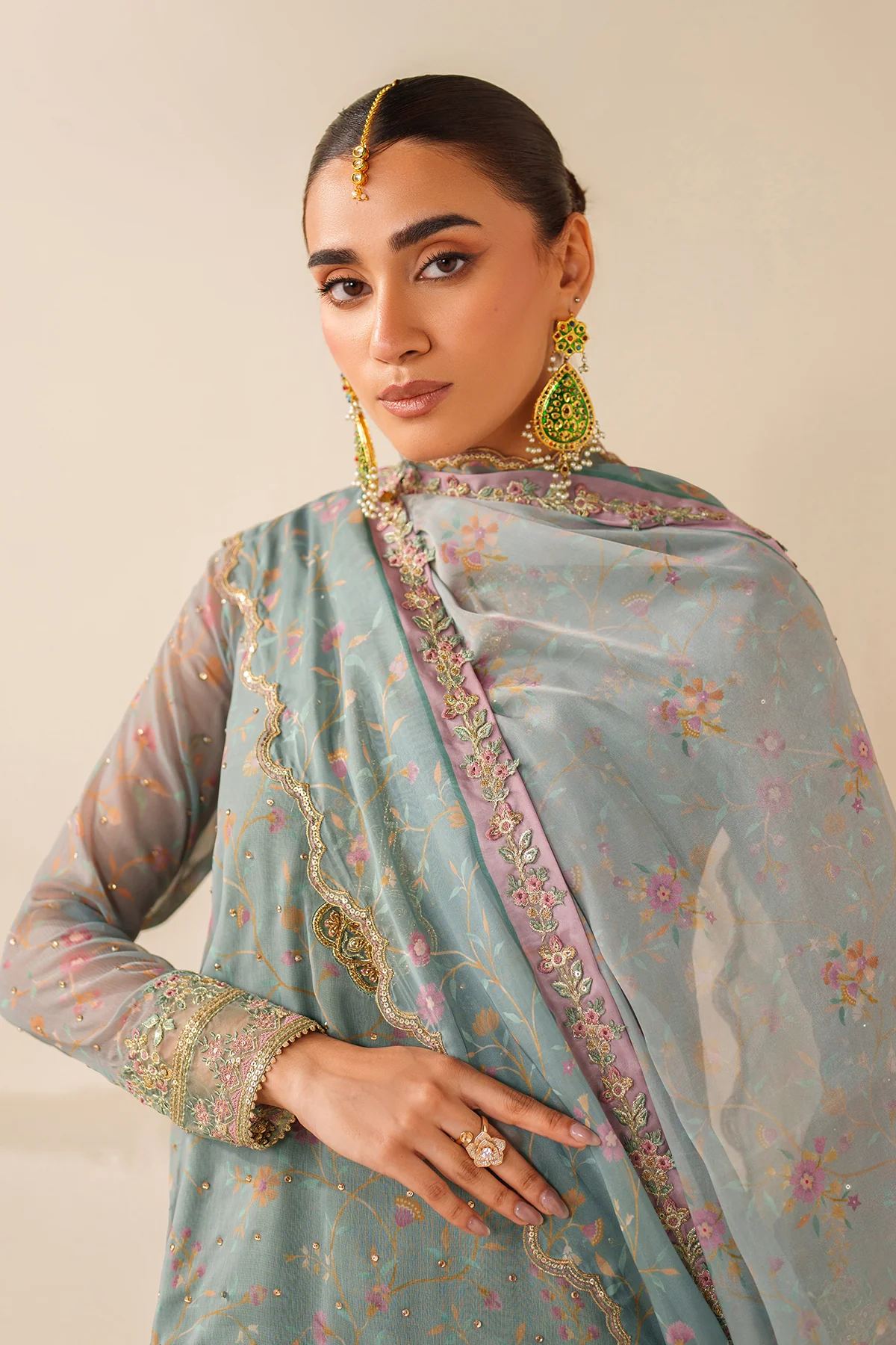 EMBROIDERED CHIFFON UF-4278 - Image 4