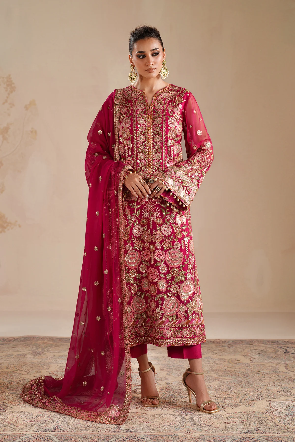EMBROIDERED CHIFFON SF-4363