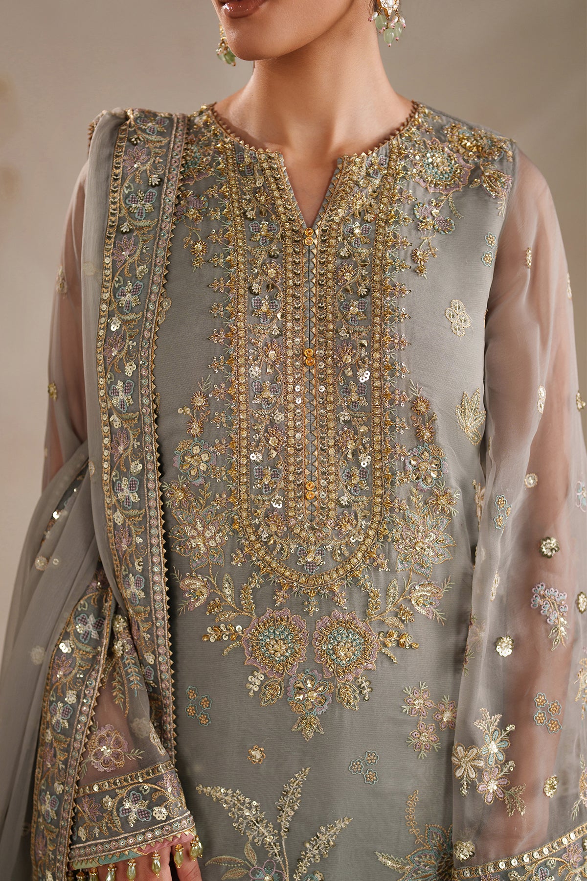 EMBROIDERED CHIFFON SF-4364 - Image 3
