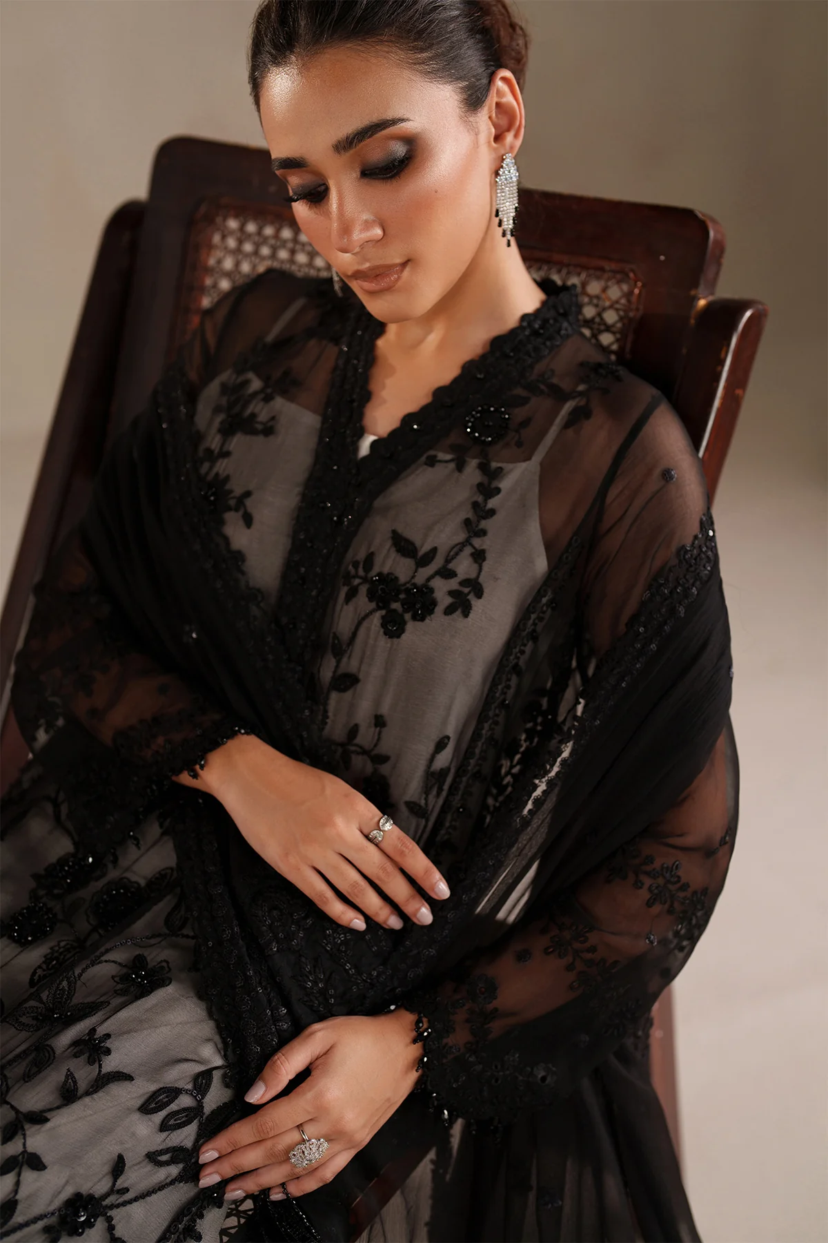 EMBROIDERED CHIFFON SF-4365 - Image 3