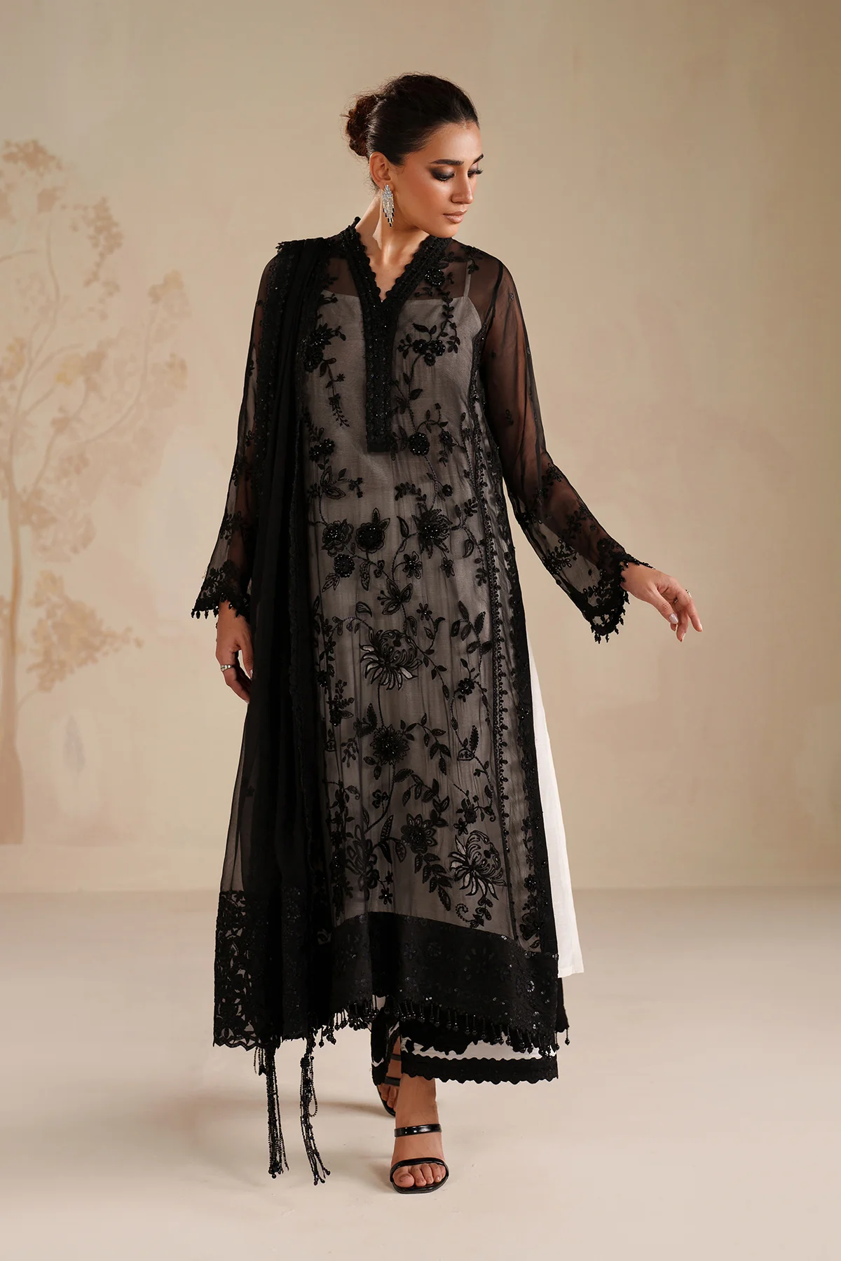 EMBROIDERED CHIFFON SF-4365 - Image 8