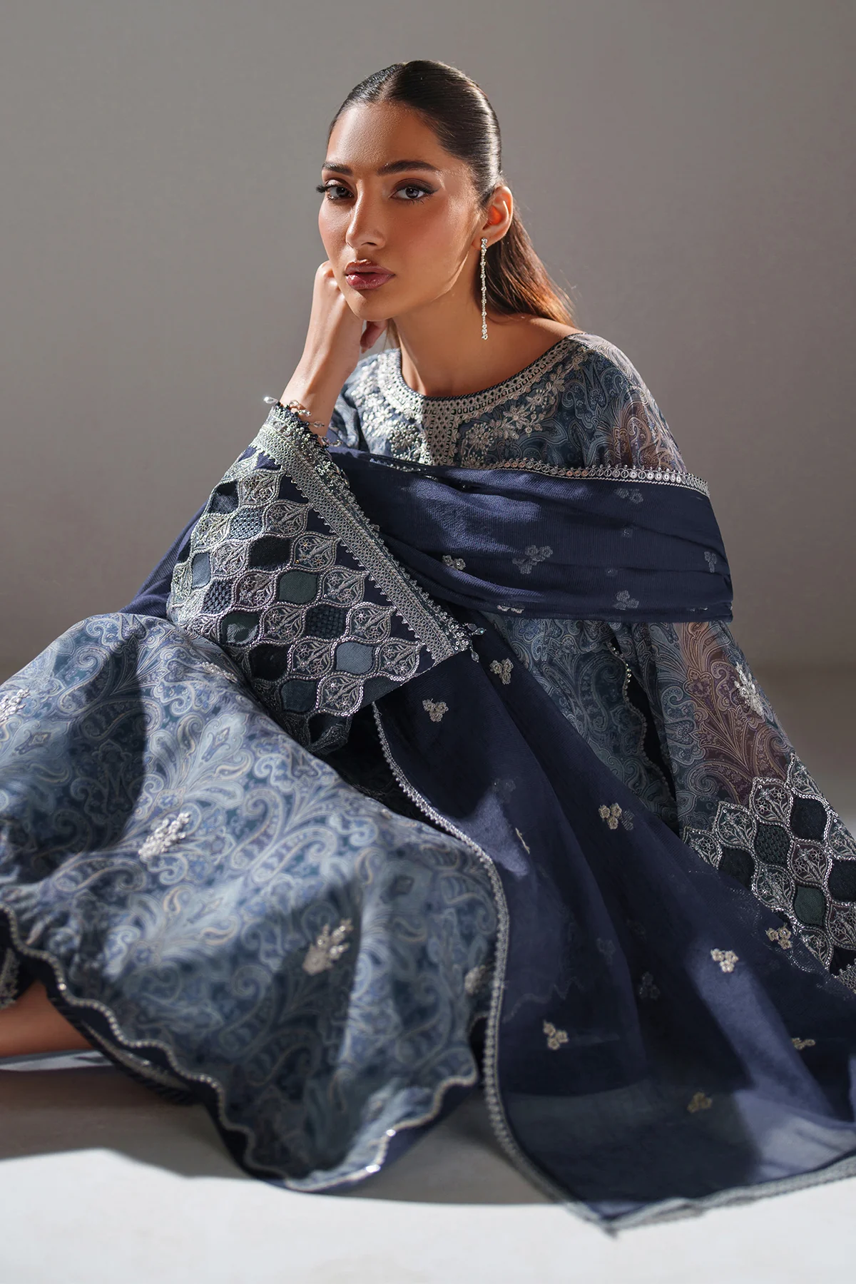 EMBROIDERED CHIFFON SF-4387 - Image 4
