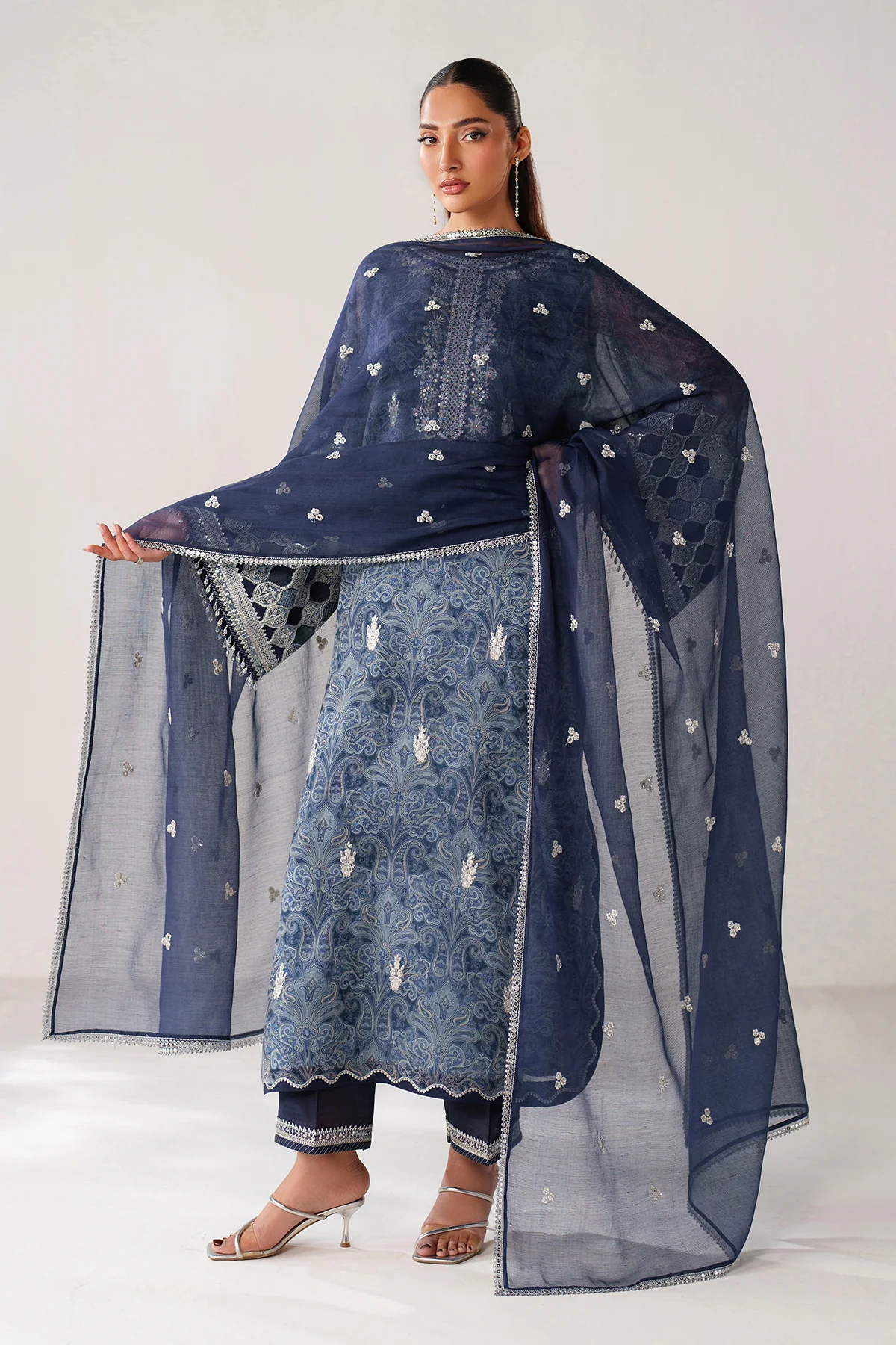 EMBROIDERED CHIFFON SF-4387 - Image 5