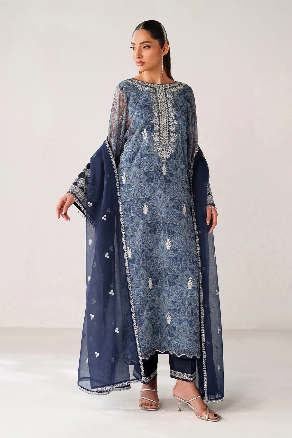 EMBROIDERED CHIFFON SF-4387 - Image 6