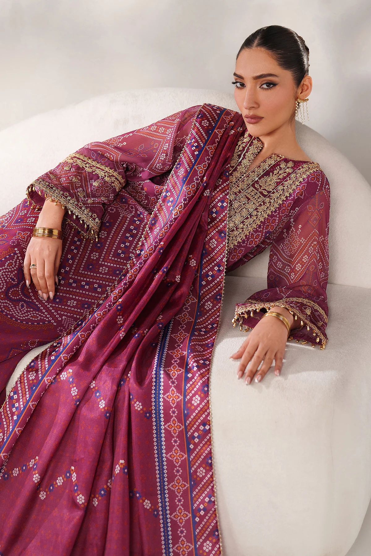 EMBROIDERED CHIFFON SF-4390 - Image 4