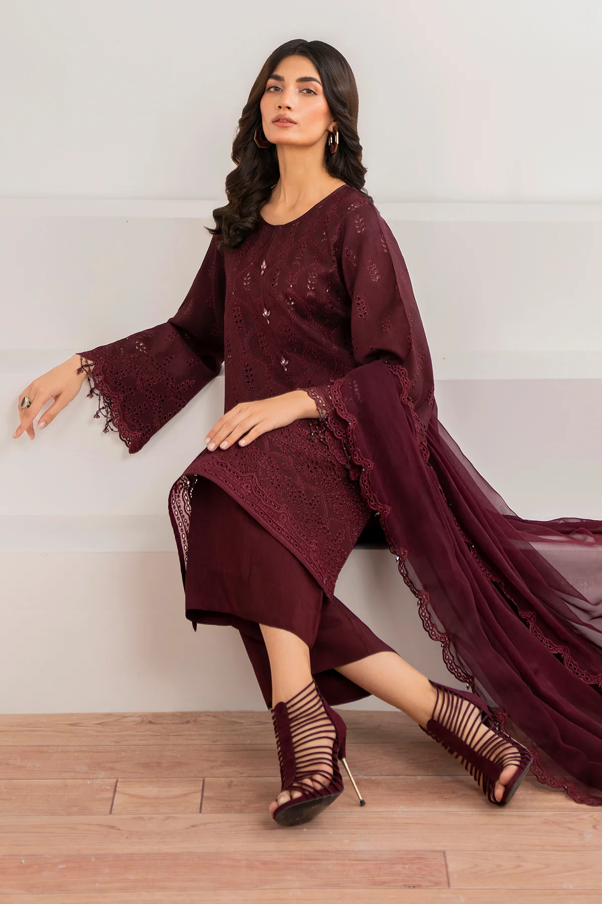 EMBROIDERED CHIFFON SF-690 - Image 5