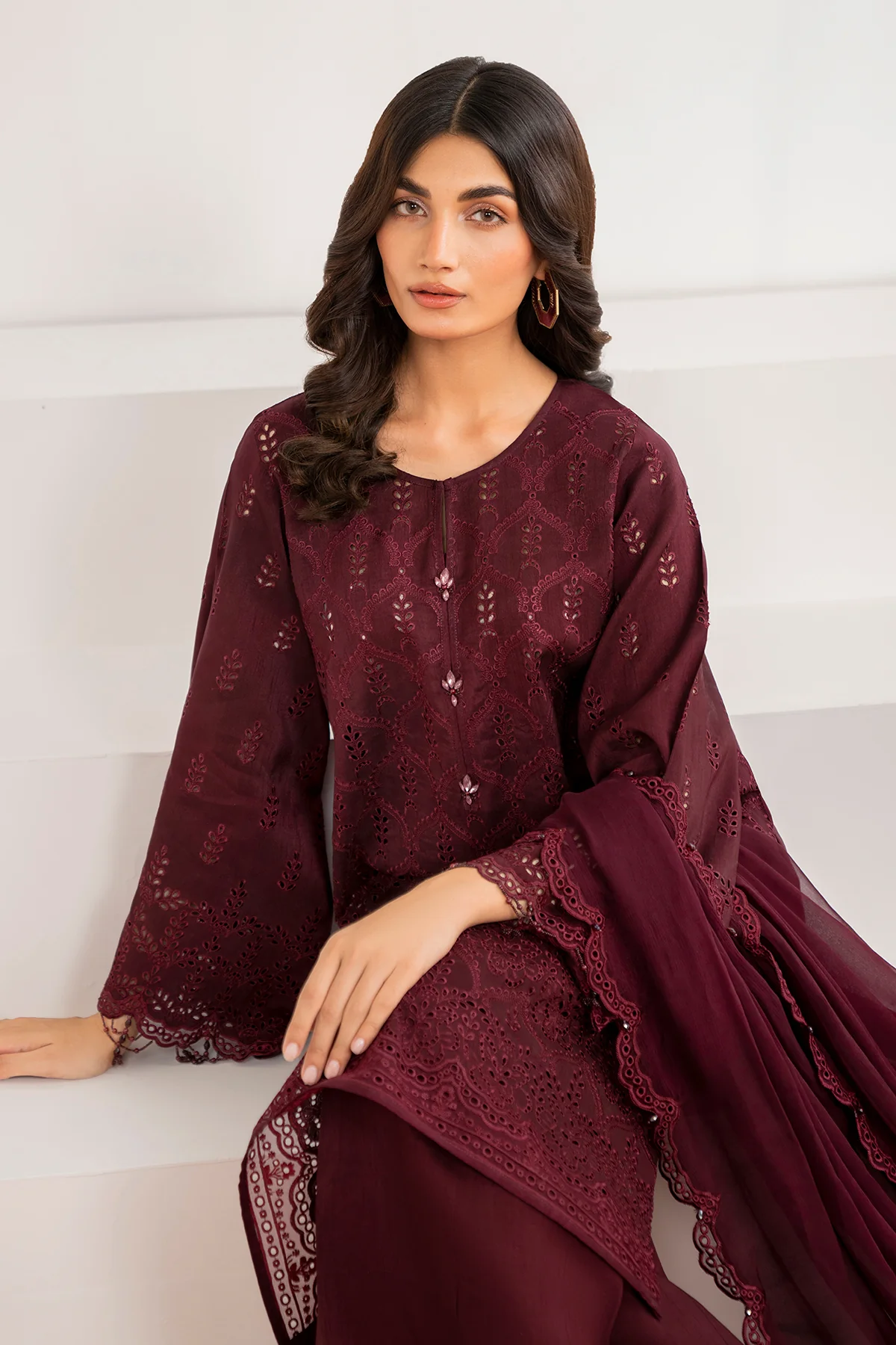 EMBROIDERED CHIFFON SF-690 - Image 6