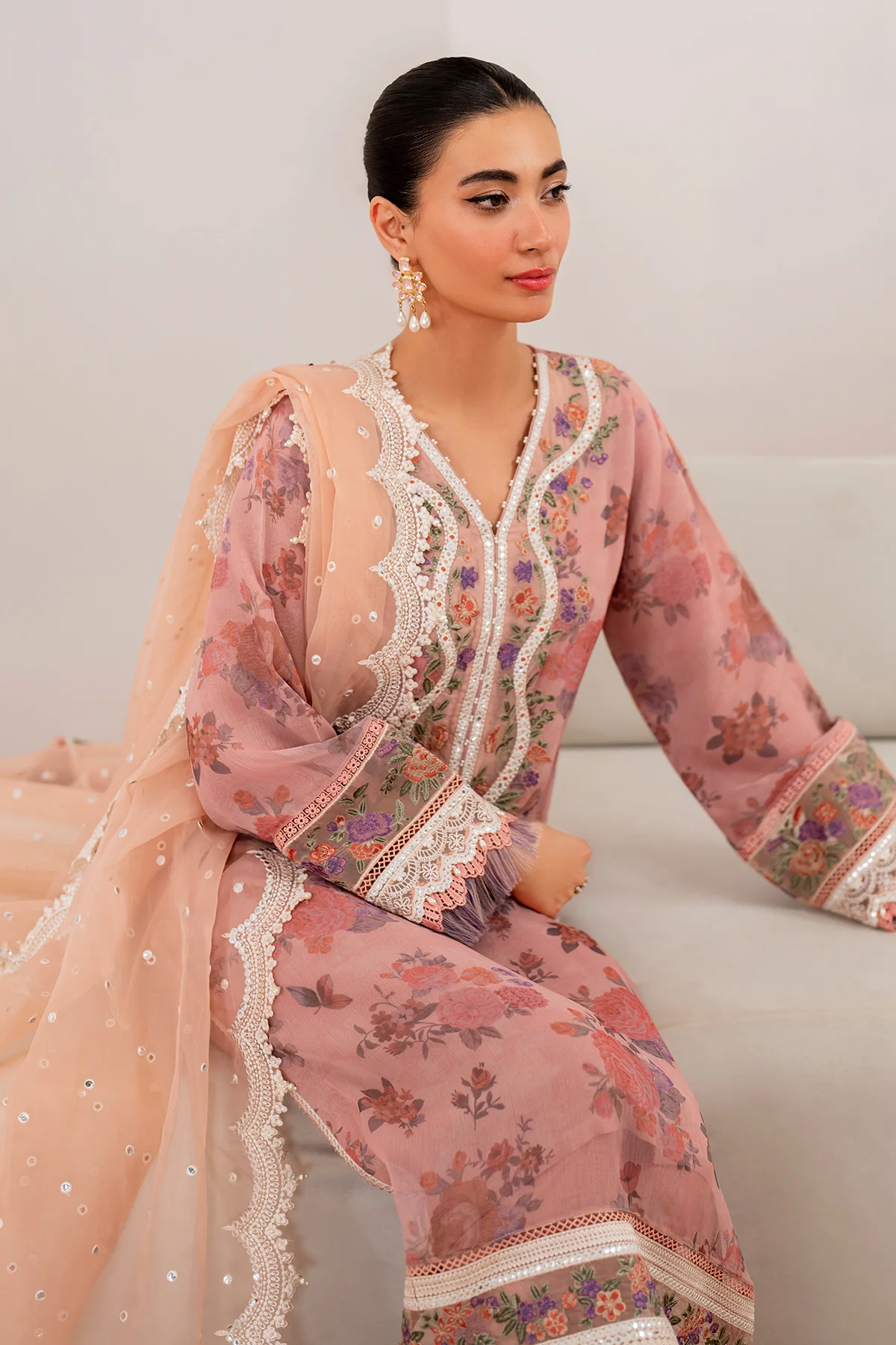 EMBROIDERED CHIFFON SF-705 - Image 4