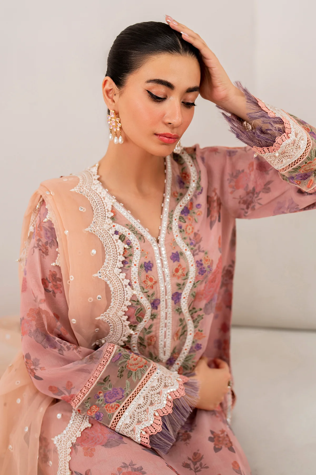 EMBROIDERED CHIFFON SF-705 - Image 5
