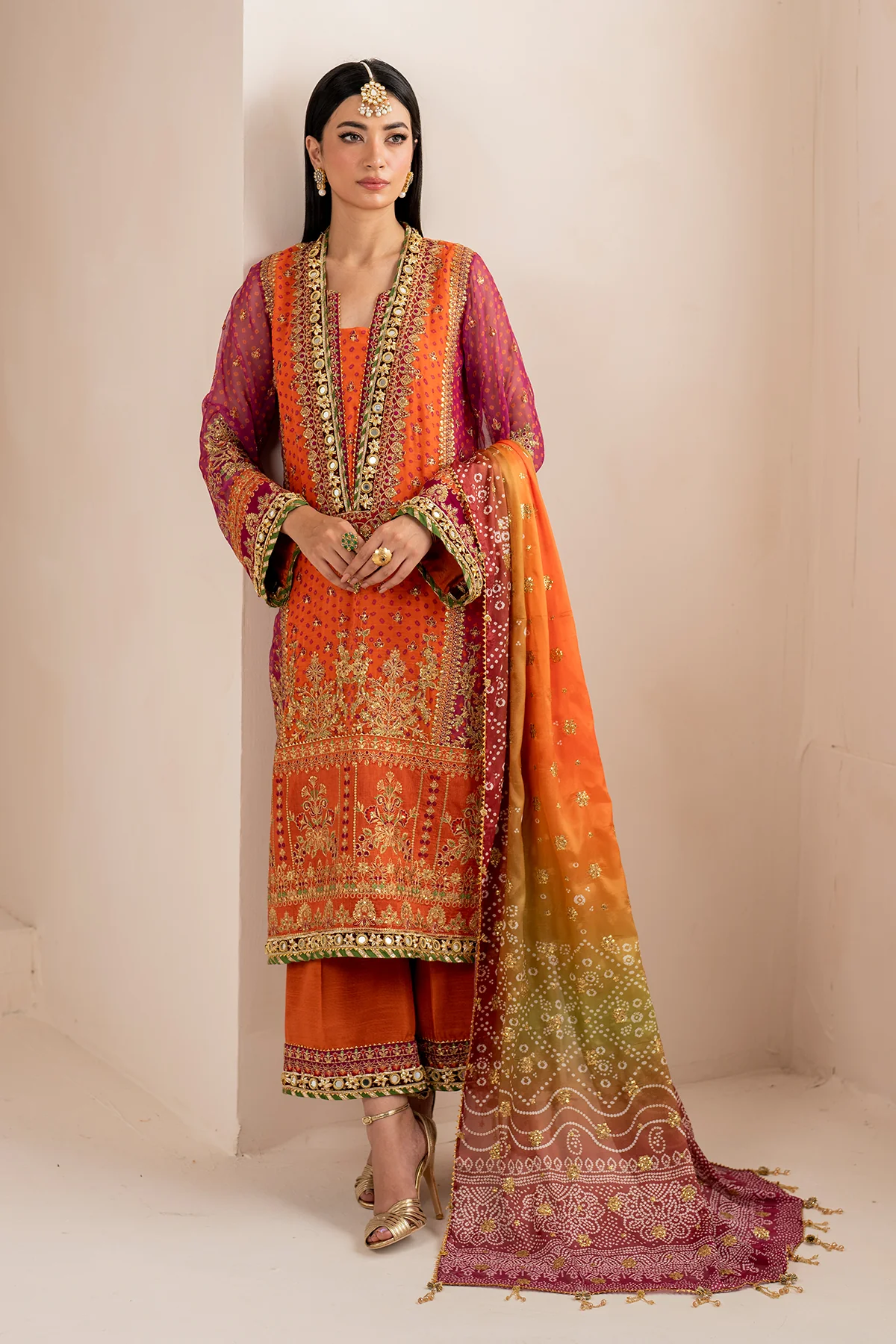 EMBROIDERED CHIFFON UF-706 - Image 3