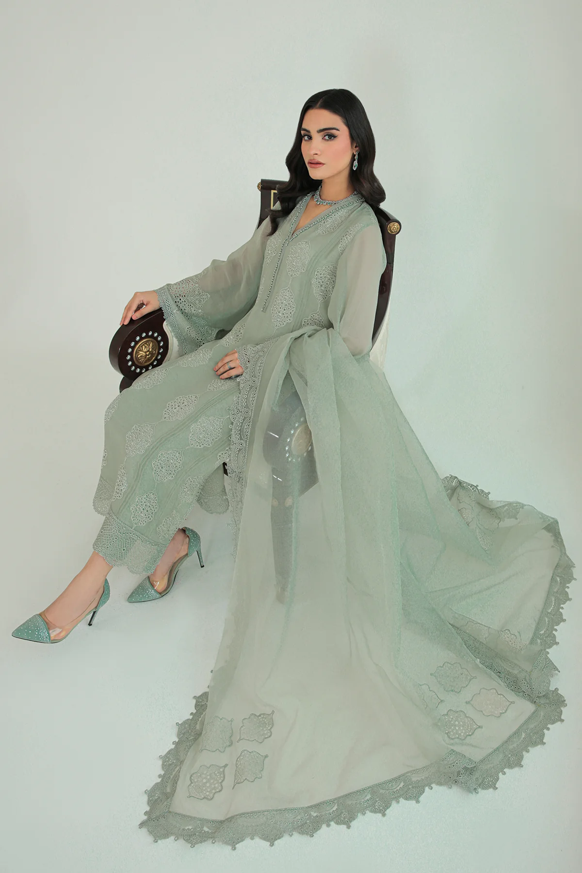 EMBROIDERED CHIFFON UF-234 - Image 4