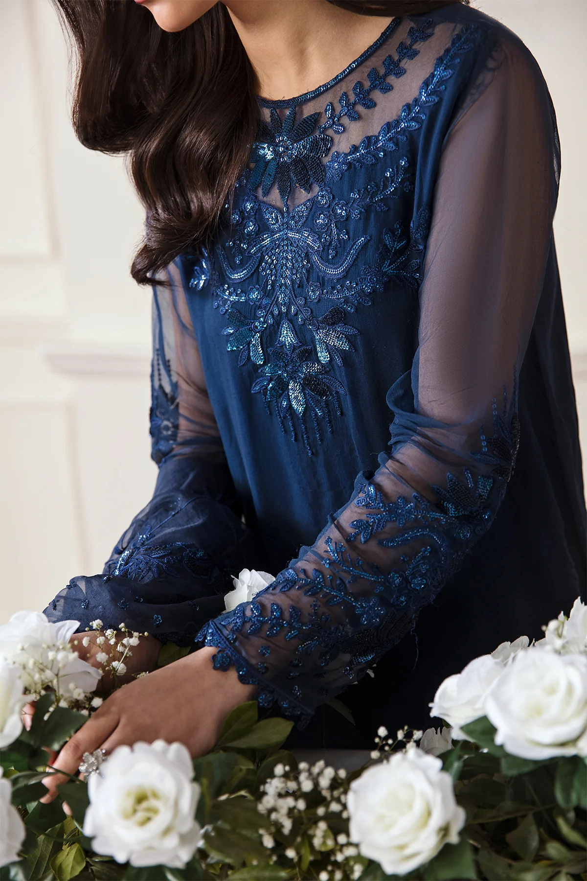 EMBROIDERED CHIFFON UF-292 - Image 3