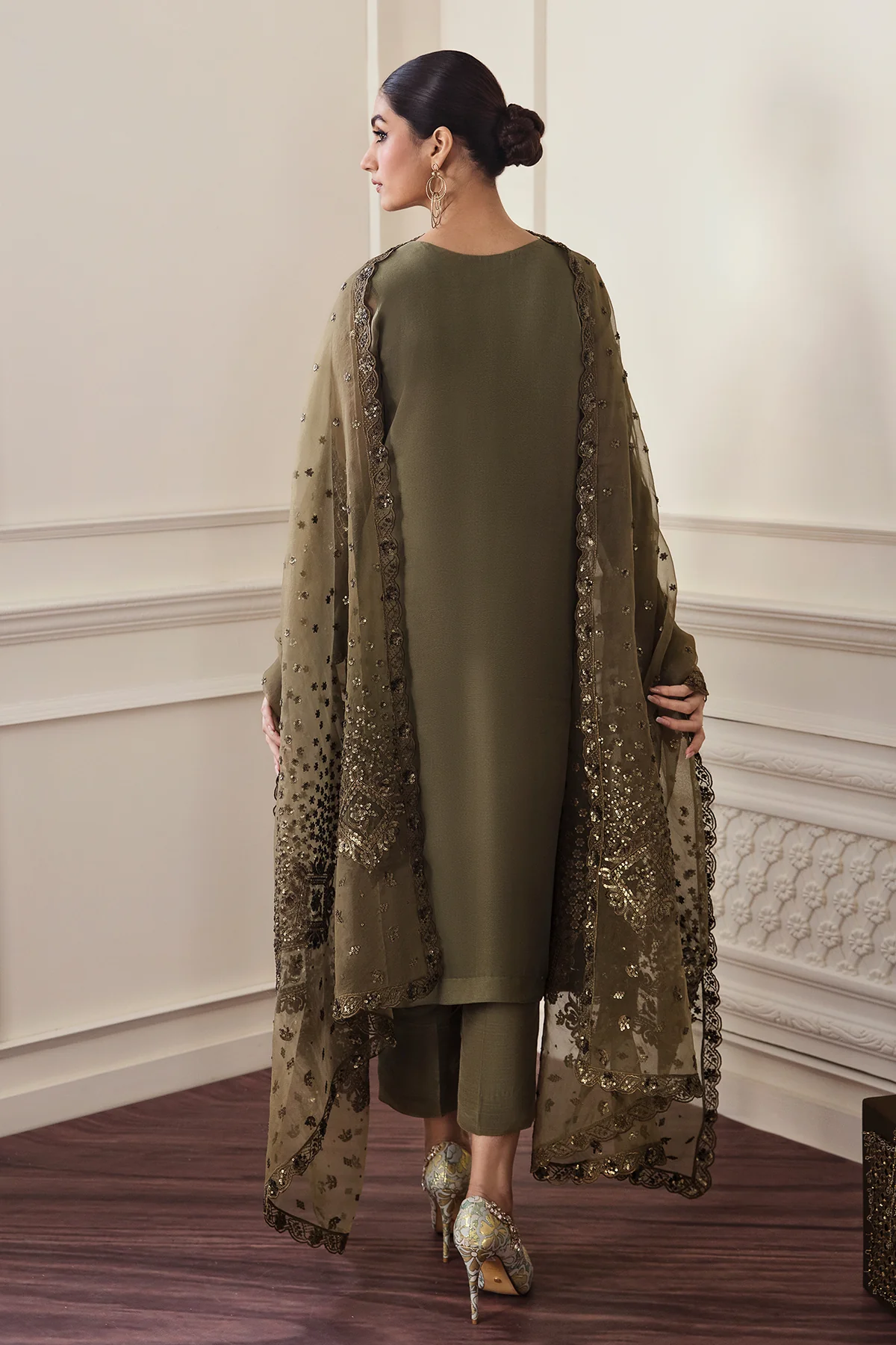 EMBROIDERED CHIFFON UF-295 - Image 2
