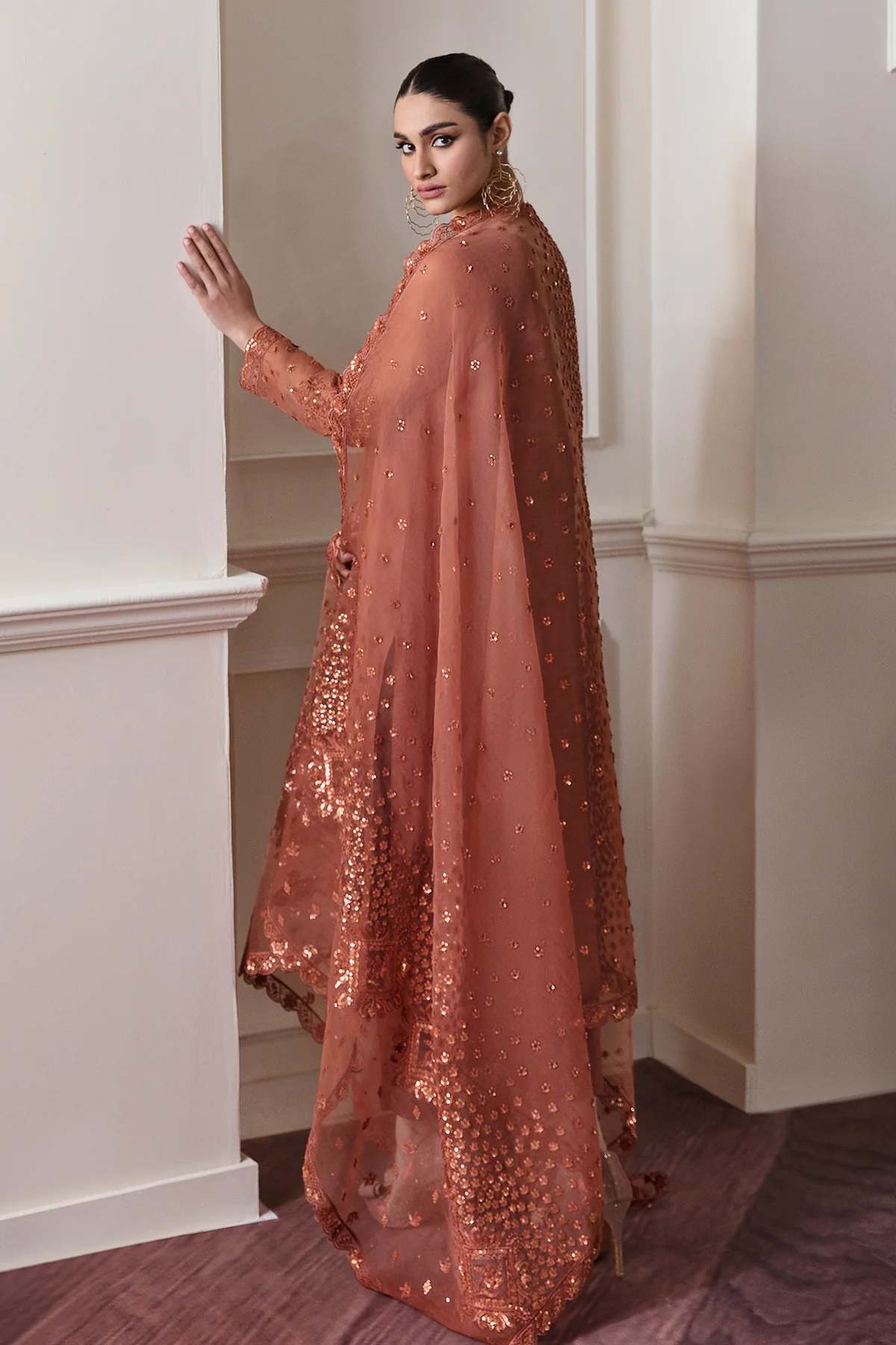 EMBROIDERED CHIFFON UF-296 - Image 3