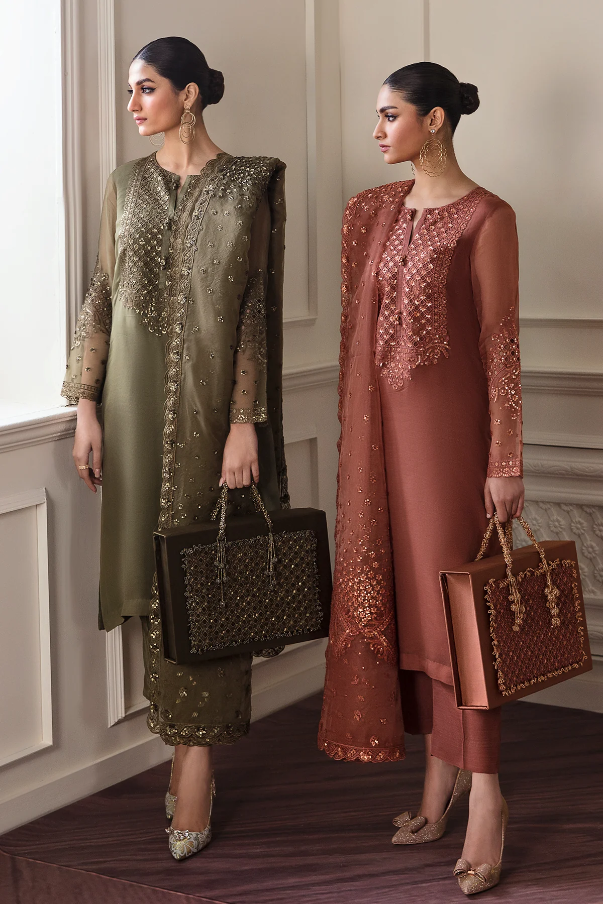 EMBROIDERED CHIFFON UF-296 - Image 7