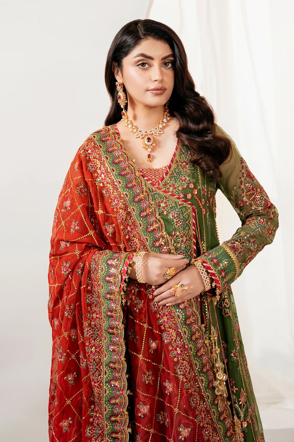 EMBROIDERED CHIFFON UF-4037 - Image 4