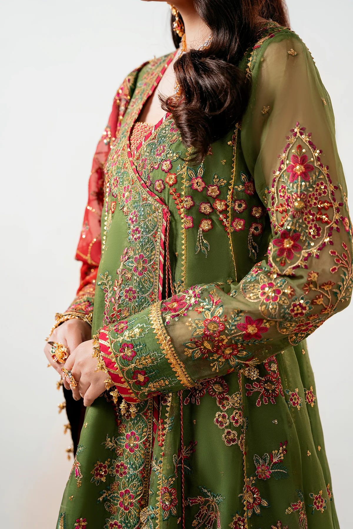 EMBROIDERED CHIFFON UF-4037 - Image 6