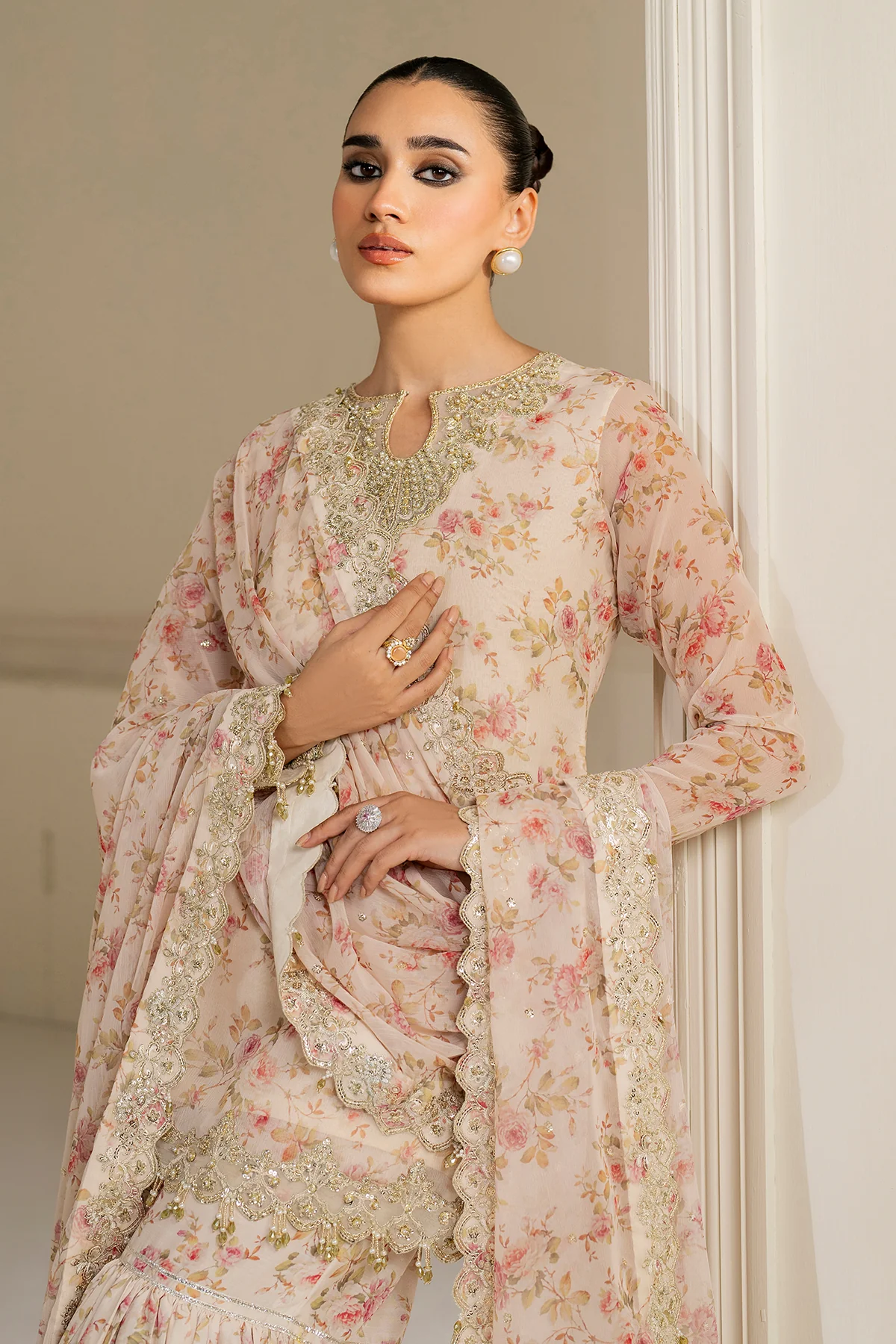 EMBROIDERED CHIFFON UF-4164 - Image 3