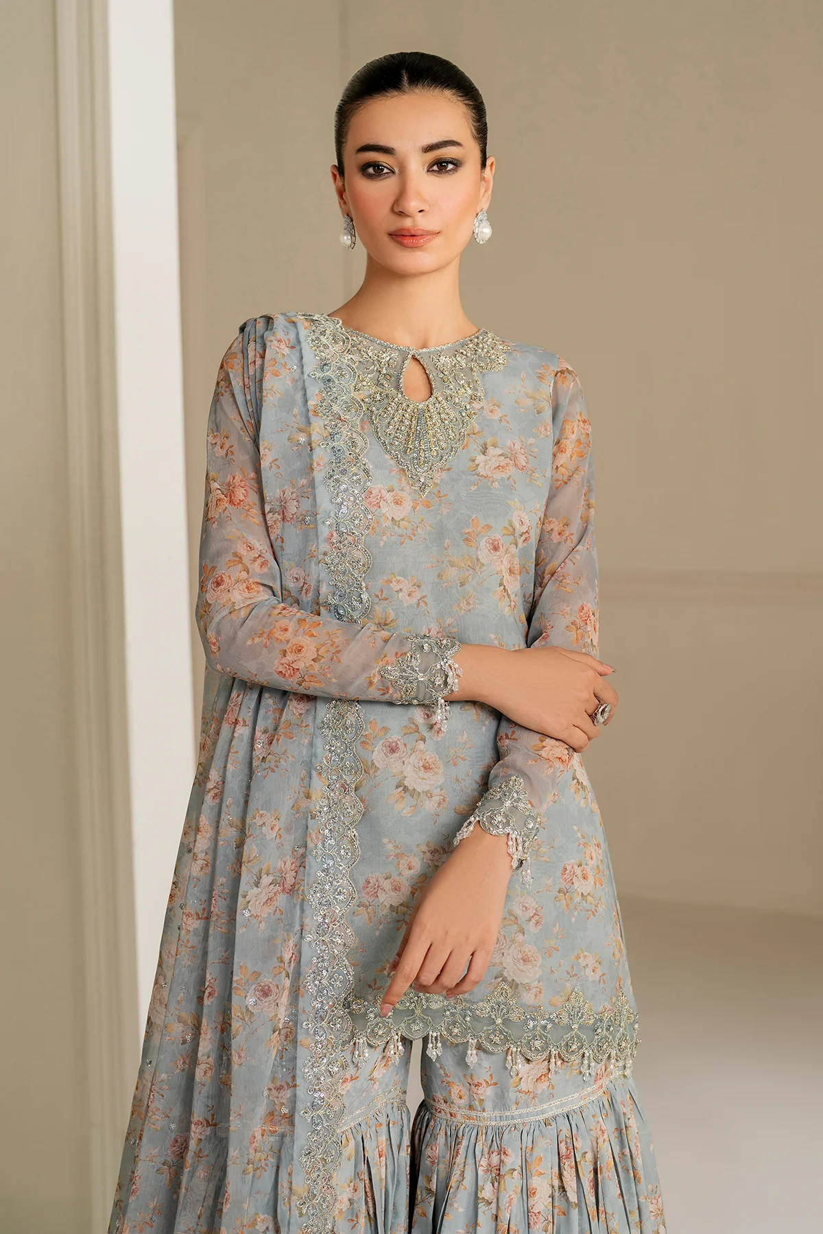 EMBROIDERED CHIFFON UF-4165 - Image 4