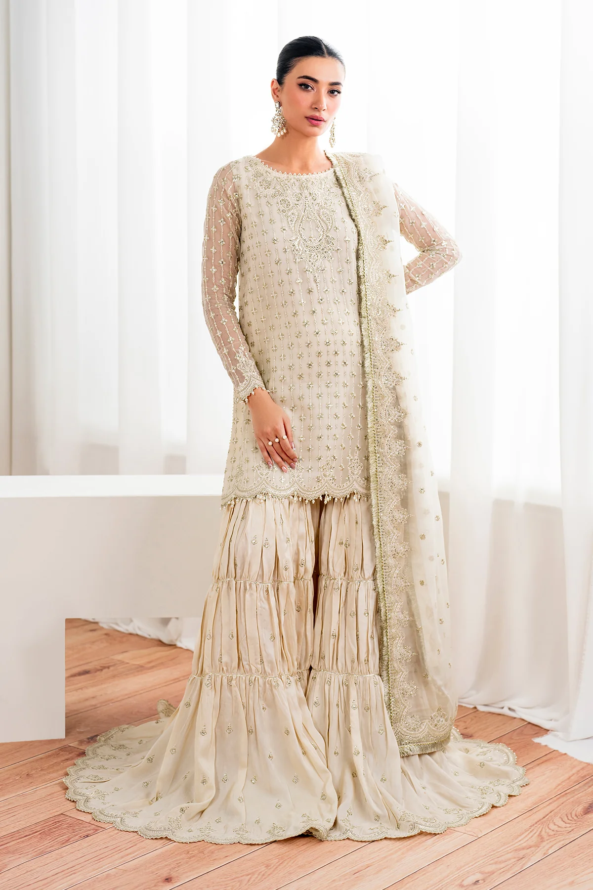 EMBROIDERED CHIFFON UF-687 - Image 2