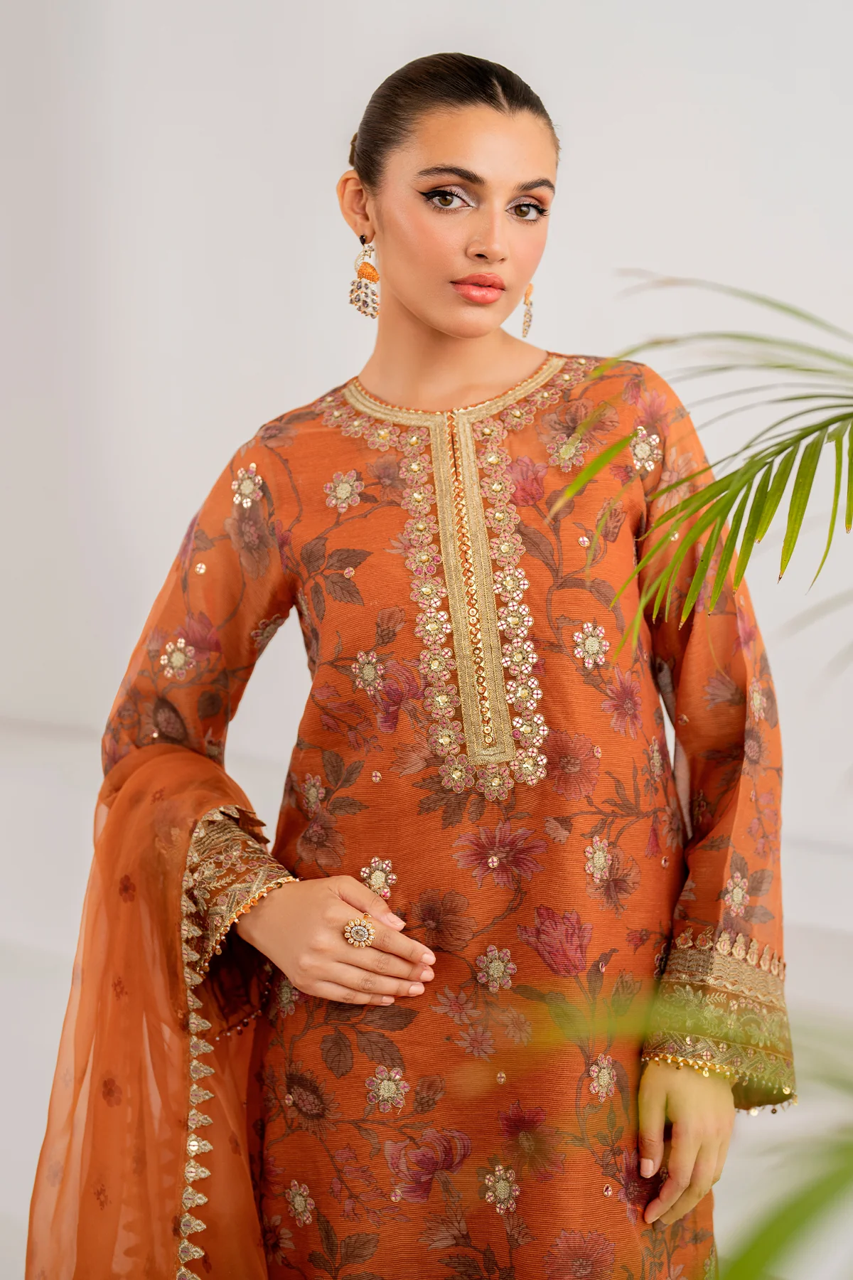 EMBROIDERED COTTON NET UF-701 - Image 4