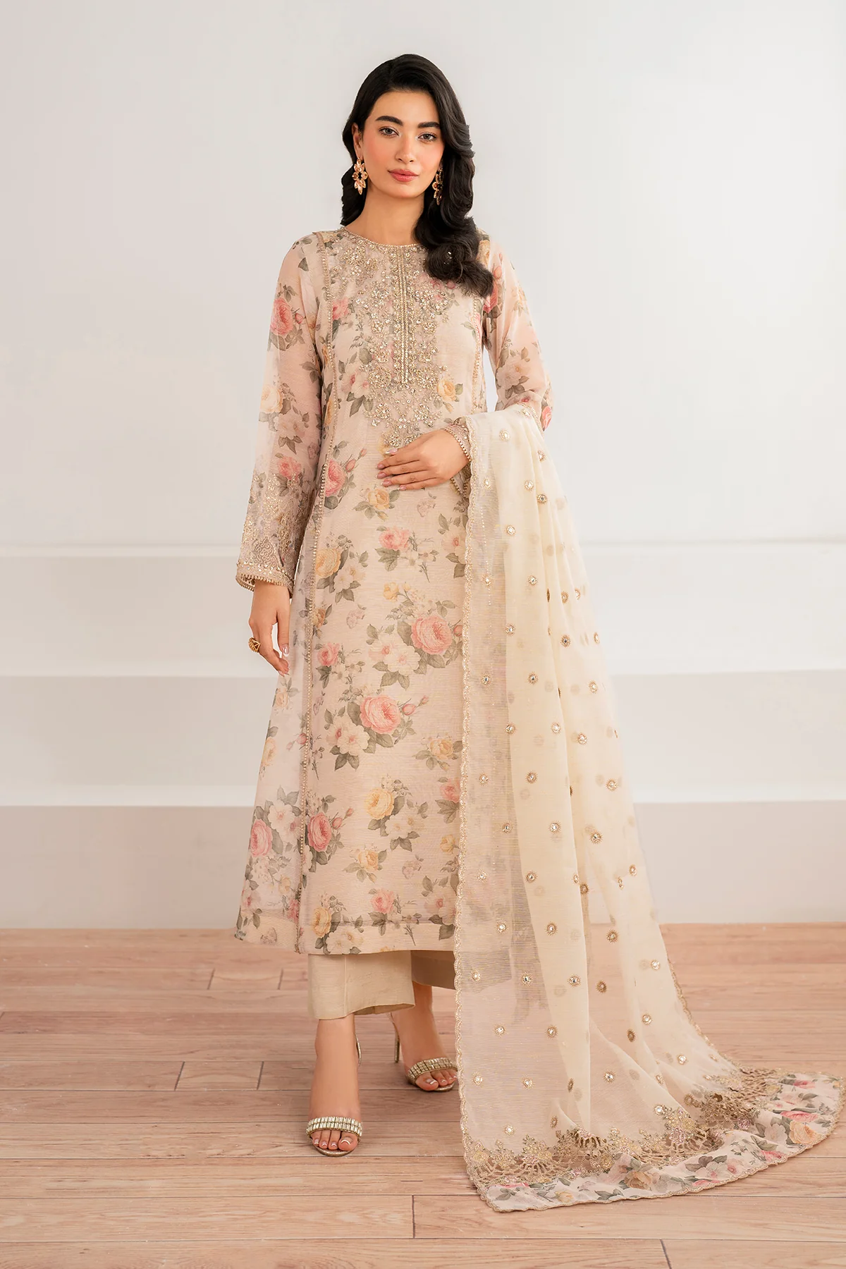EMBROIDERED COTTON PATTI UF-691 - Image 3