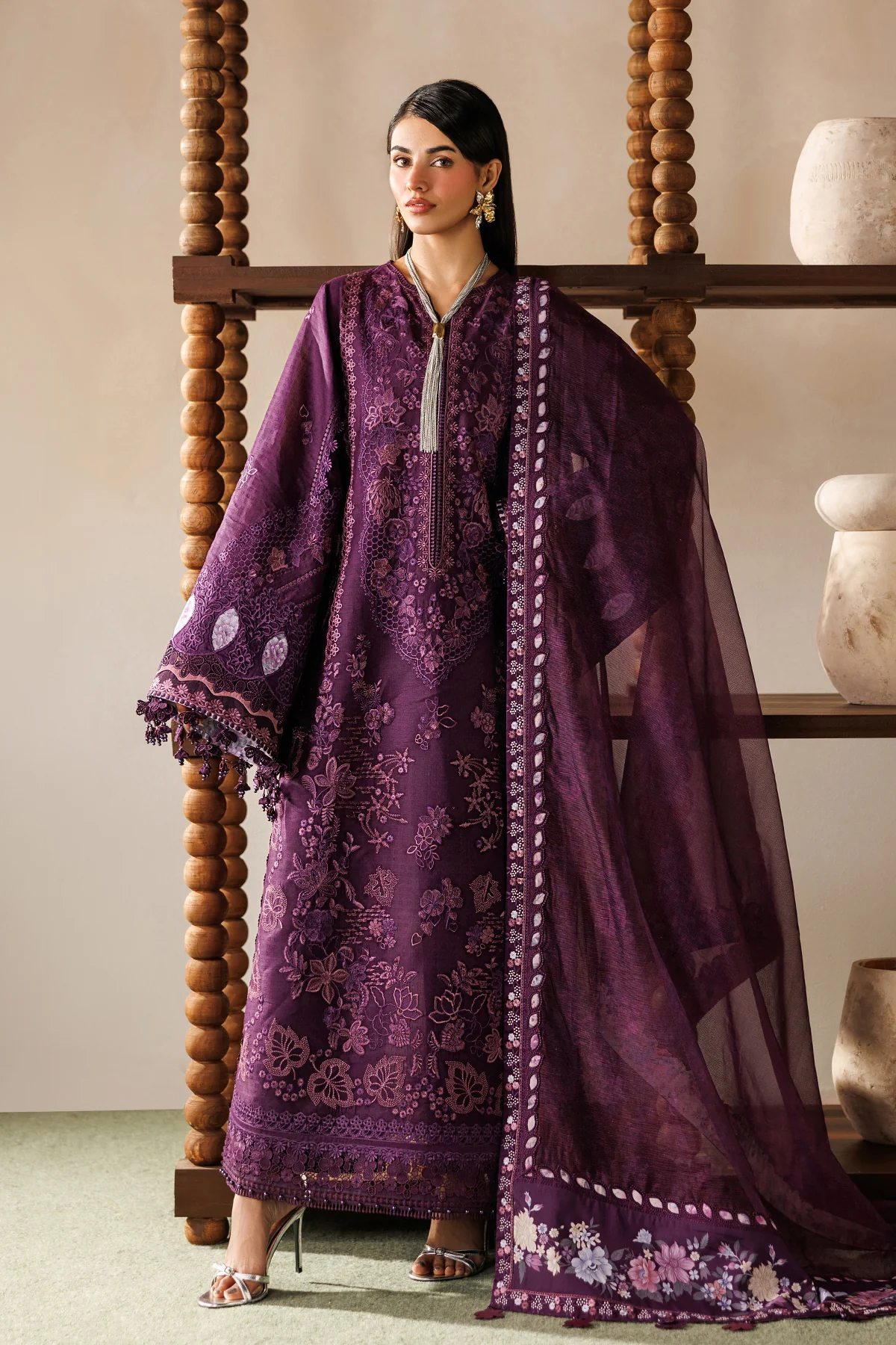 EMBROIDERED LAWN EL26-D02 STITCHED - Image 9