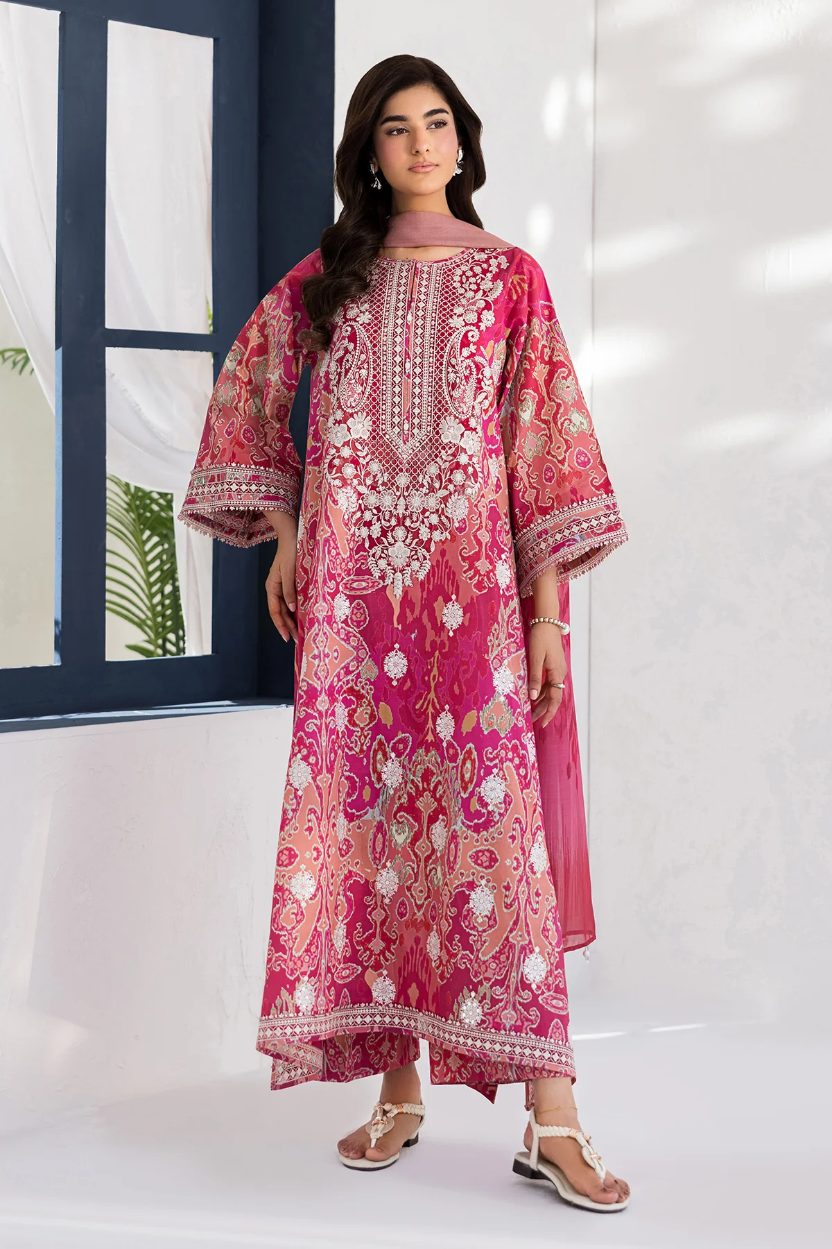 EMBROIDERED LAWN SF-4452